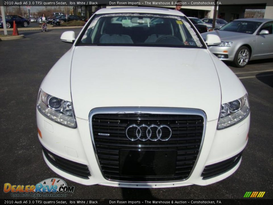 2010 Audi A6 3.0 TFSI quattro Sedan Ibis White / Black Photo #3