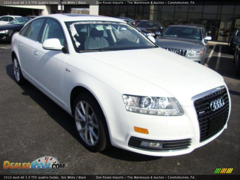 2010 Audi A6 3.0 TFSI quattro Sedan Ibis White / Black Photo #4