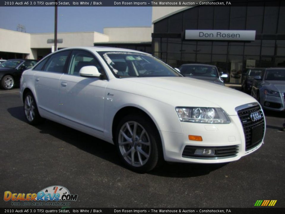 2010 Audi A6 3.0 TFSI quattro Sedan Ibis White / Black Photo #5