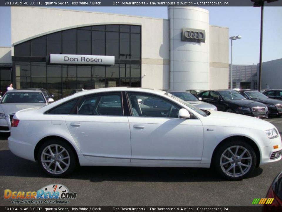 2010 Audi A6 3.0 TFSI quattro Sedan Ibis White / Black Photo #6