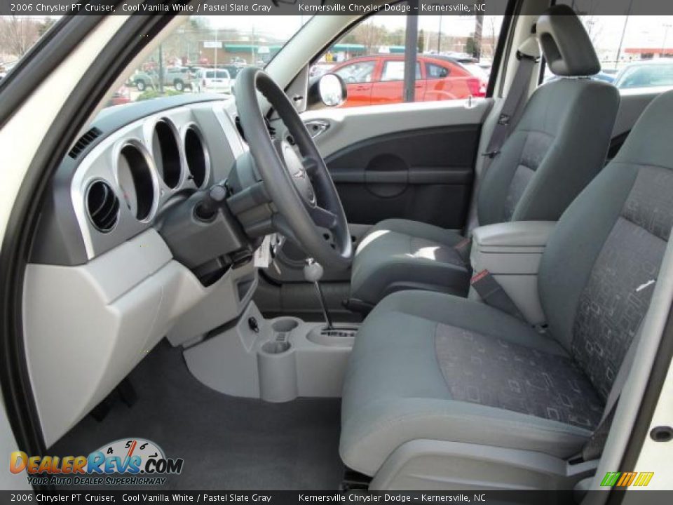 2006 Chrysler PT Cruiser Cool Vanilla White / Pastel Slate Gray Photo #10