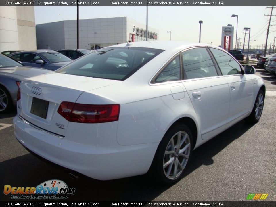 2010 Audi A6 3.0 TFSI quattro Sedan Ibis White / Black Photo #7