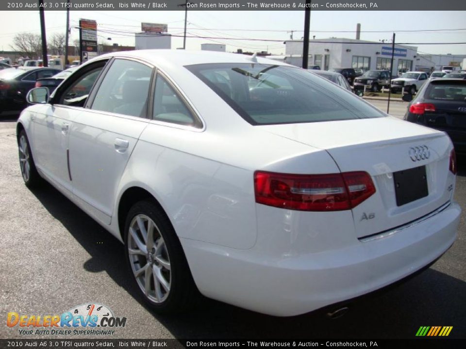 2010 Audi A6 3.0 TFSI quattro Sedan Ibis White / Black Photo #9
