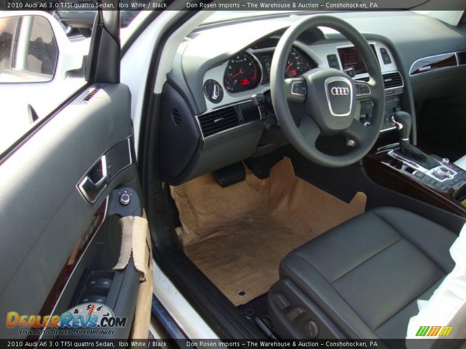 2010 Audi A6 3.0 TFSI quattro Sedan Ibis White / Black Photo #12