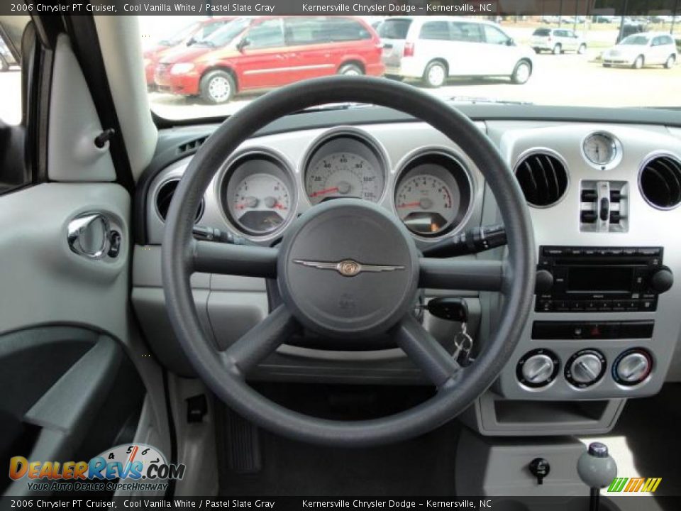 2006 Chrysler PT Cruiser Cool Vanilla White / Pastel Slate Gray Photo #19