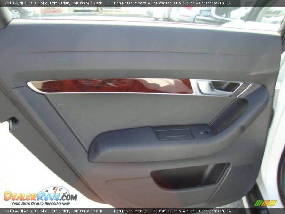 2010 Audi A6 3.0 TFSI quattro Sedan Ibis White / Black Photo #22