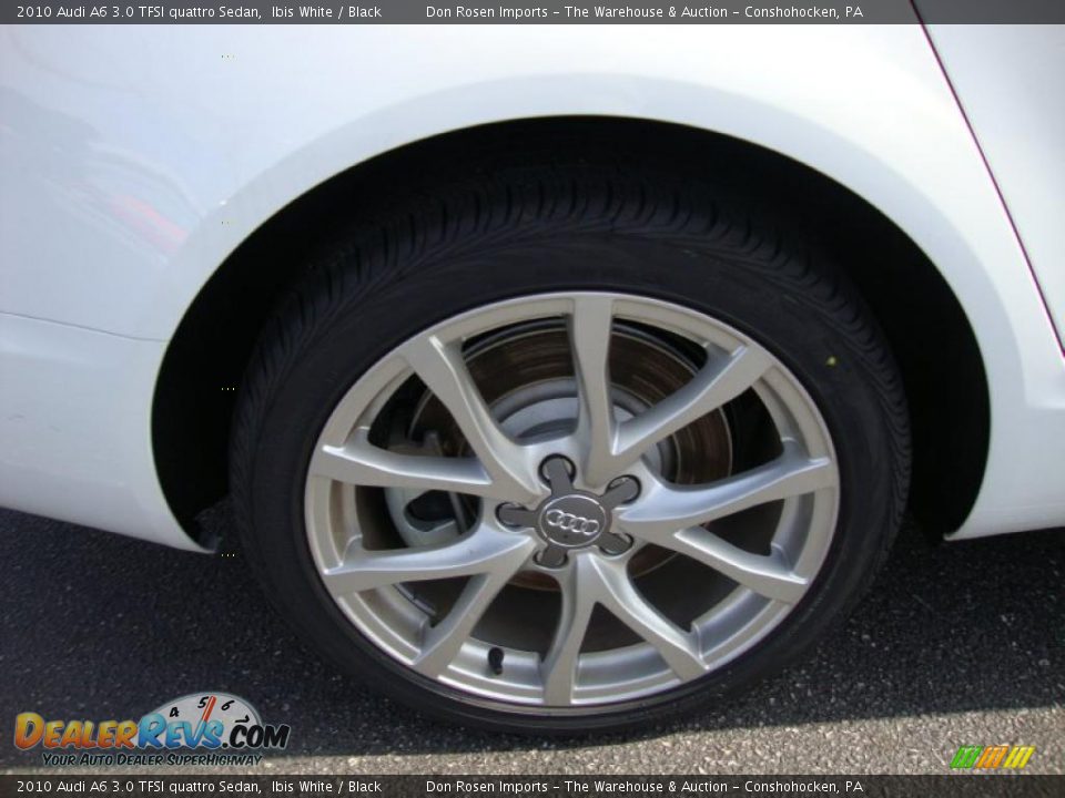 2010 Audi A6 3.0 TFSI quattro Sedan Ibis White / Black Photo #24