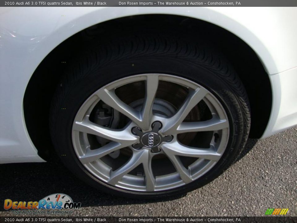 2010 Audi A6 3.0 TFSI quattro Sedan Ibis White / Black Photo #25