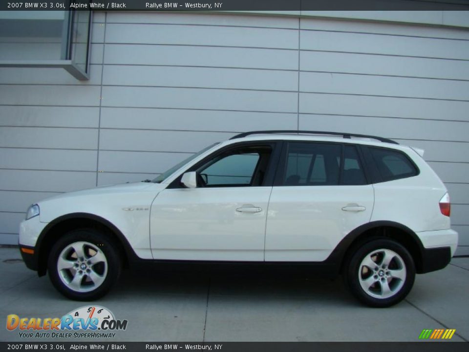 2007 BMW X3 3.0si Alpine White / Black Photo #3