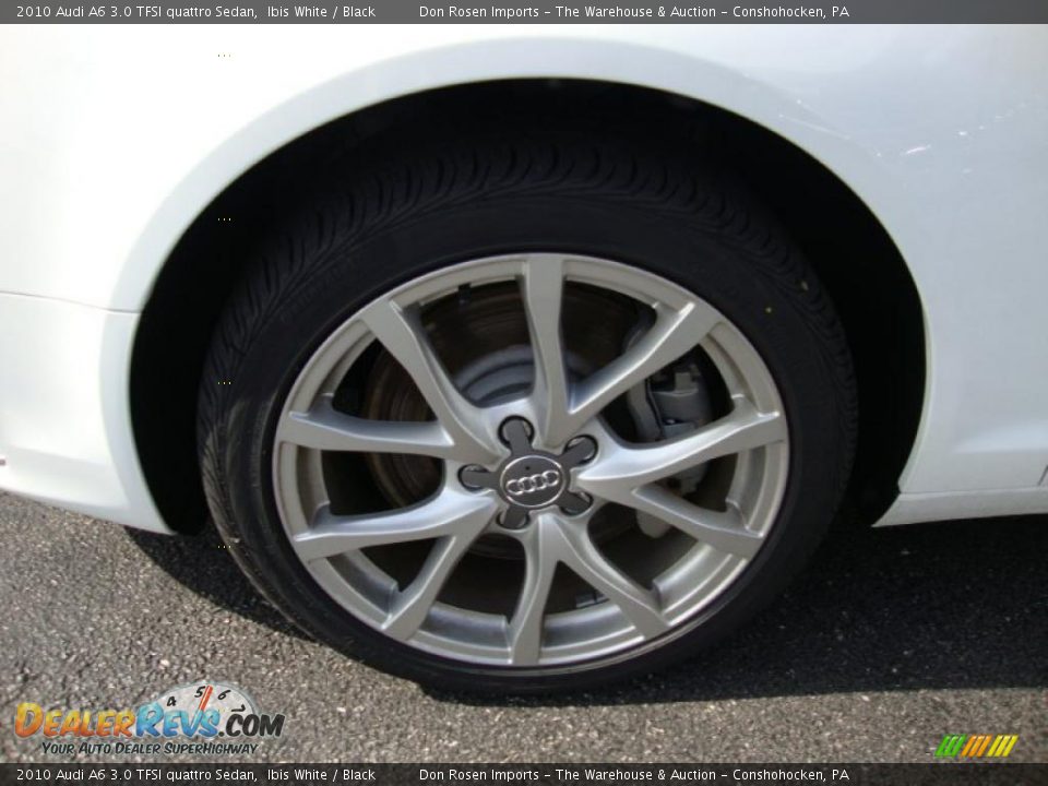 2010 Audi A6 3.0 TFSI quattro Sedan Ibis White / Black Photo #26
