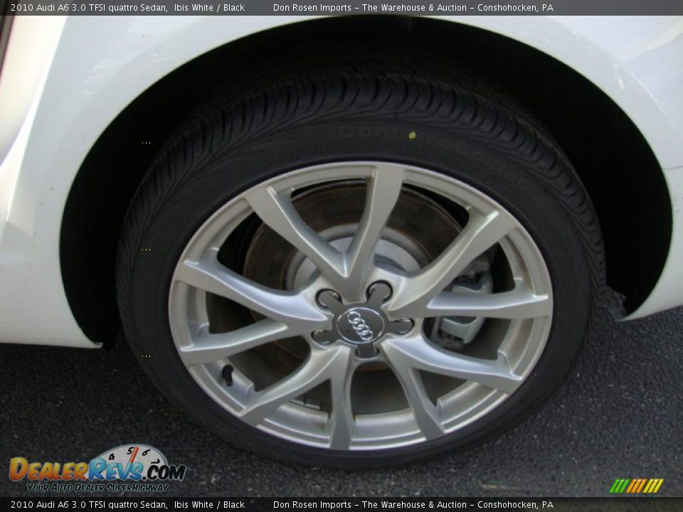 2010 Audi A6 3.0 TFSI quattro Sedan Ibis White / Black Photo #27