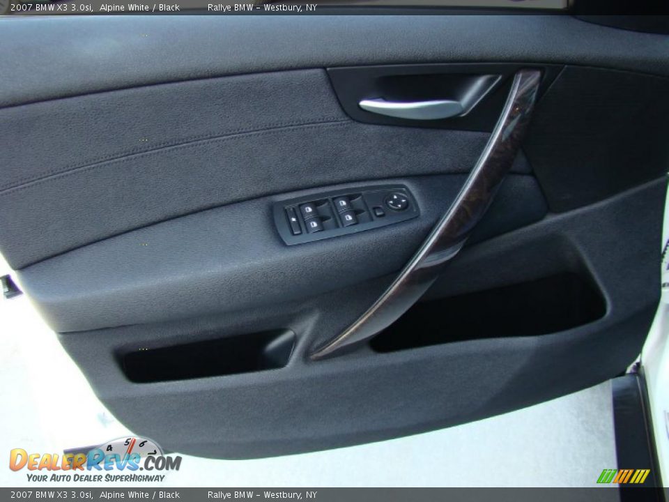 2007 BMW X3 3.0si Alpine White / Black Photo #7