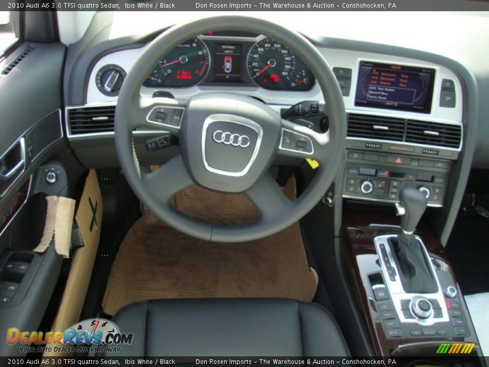 2010 Audi A6 3.0 TFSI quattro Sedan Ibis White / Black Photo #30