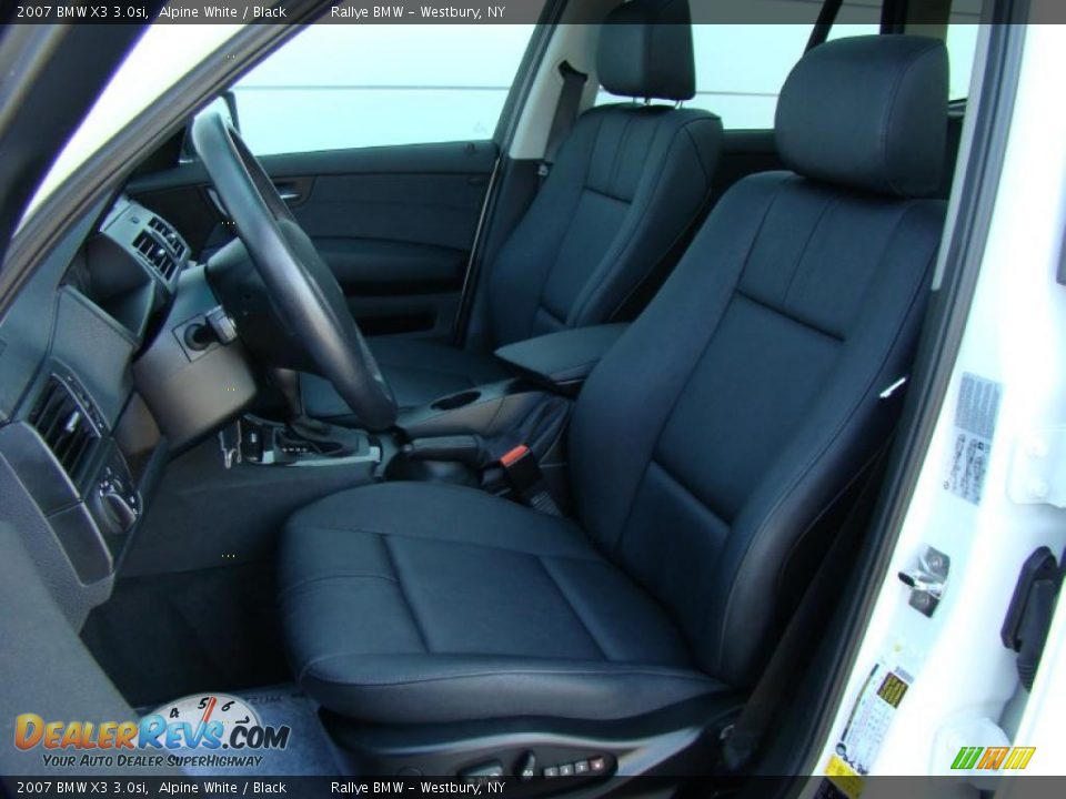 2007 BMW X3 3.0si Alpine White / Black Photo #8