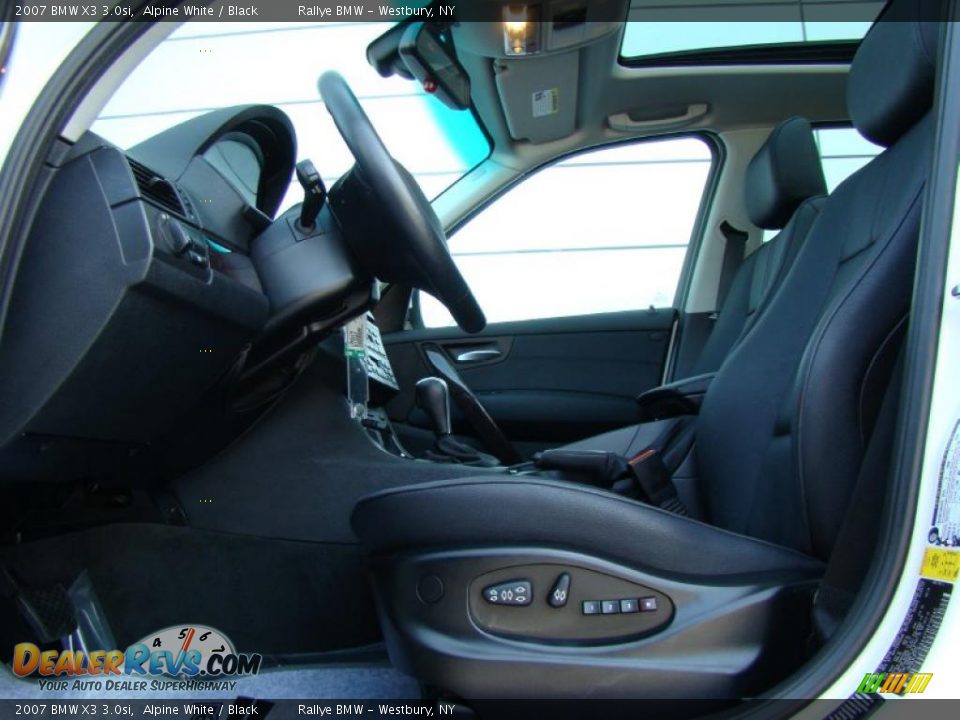 2007 BMW X3 3.0si Alpine White / Black Photo #9