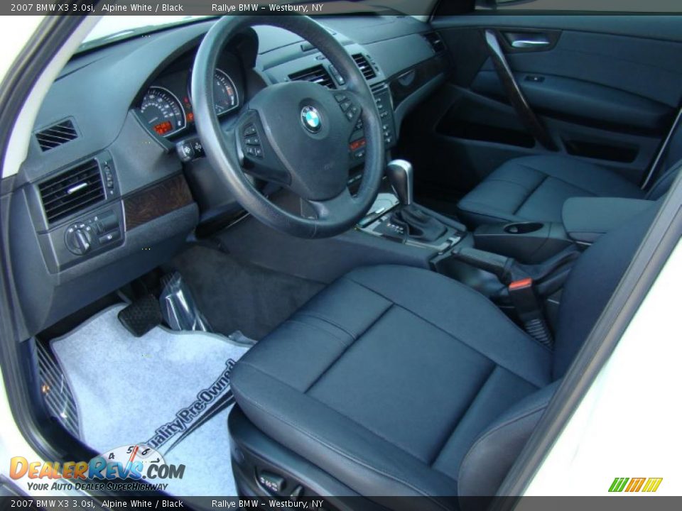 2007 BMW X3 3.0si Alpine White / Black Photo #10