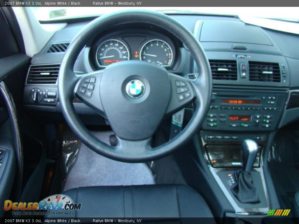 2007 BMW X3 3.0si Alpine White / Black Photo #11