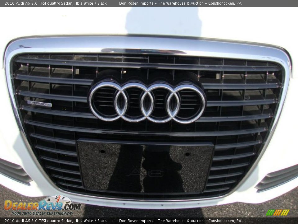 2010 Audi A6 3.0 TFSI quattro Sedan Ibis White / Black Photo #33