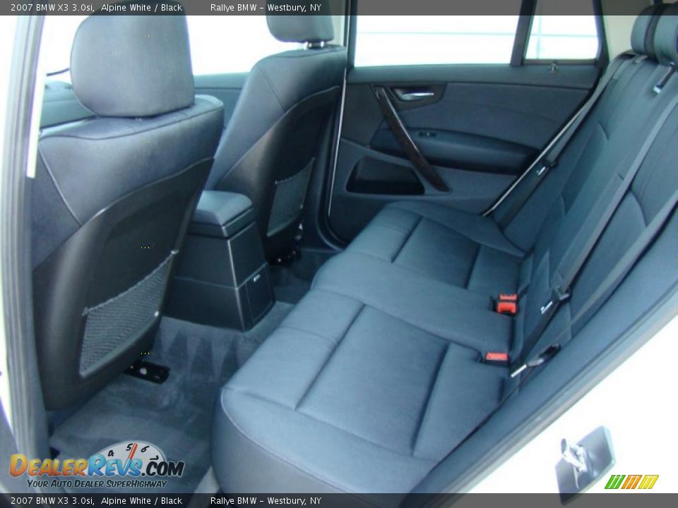 2007 BMW X3 3.0si Alpine White / Black Photo #12