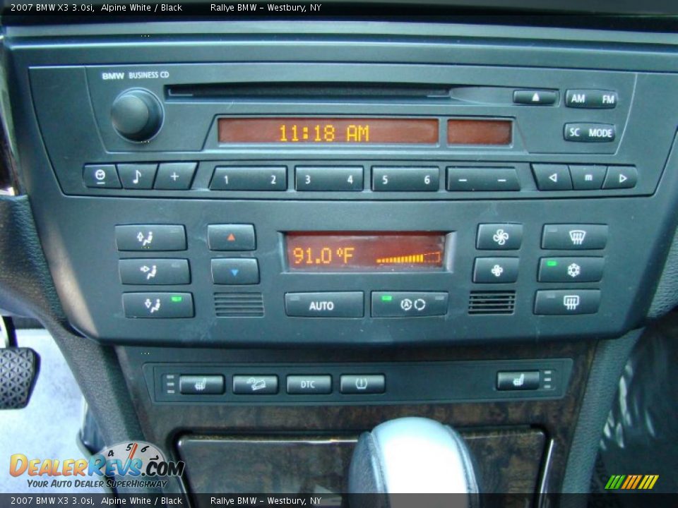 2007 BMW X3 3.0si Alpine White / Black Photo #13