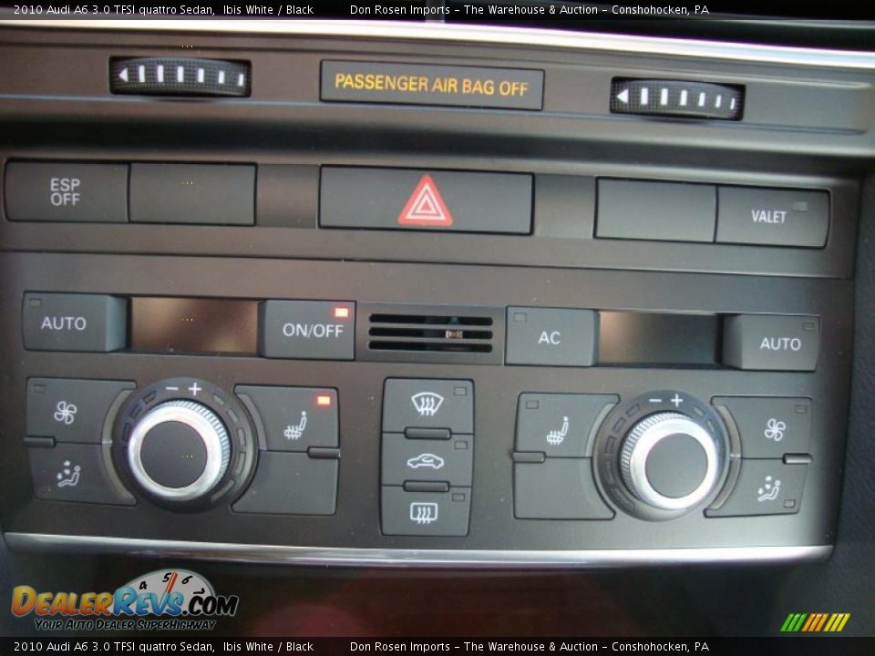 2010 Audi A6 3.0 TFSI quattro Sedan Ibis White / Black Photo #36