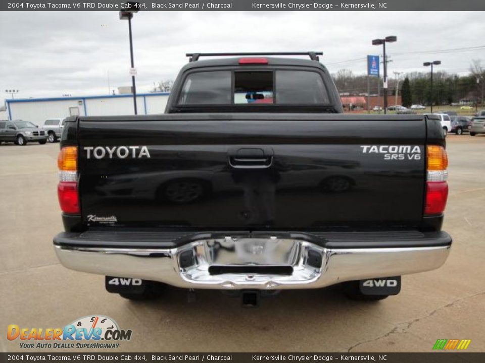 2004 Toyota Tacoma V6 TRD Double Cab 4x4 Black Sand Pearl / Charcoal Photo #4