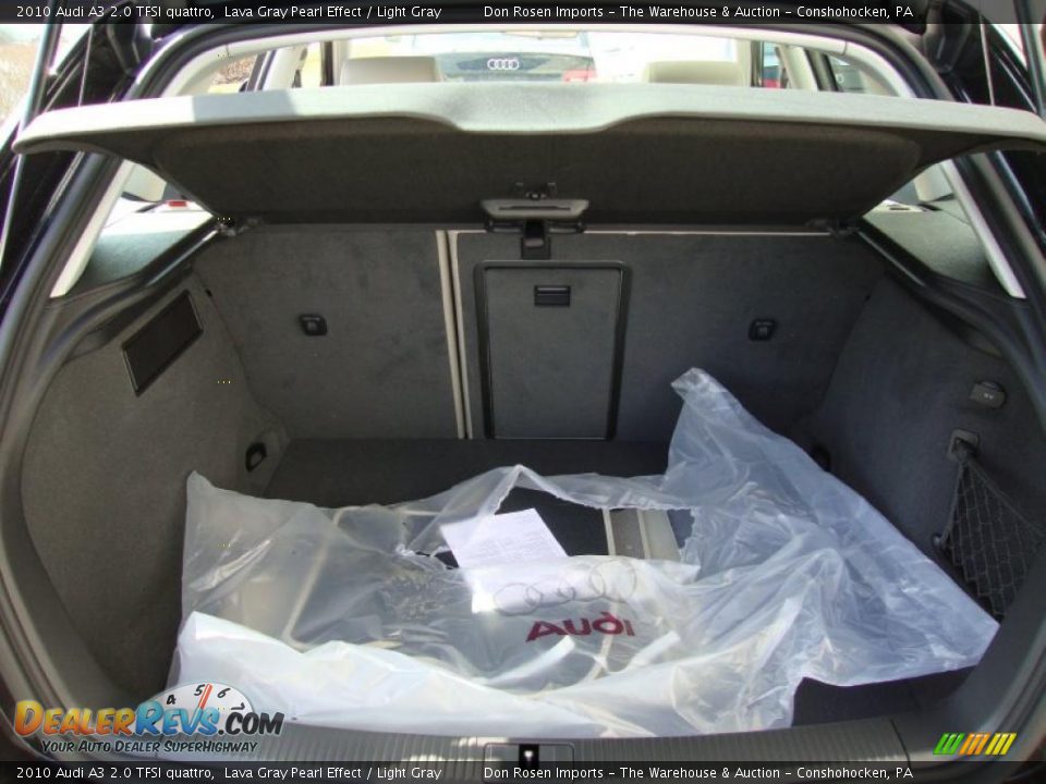 2010 Audi A3 2.0 TFSI quattro Lava Gray Pearl Effect / Light Gray Photo #20