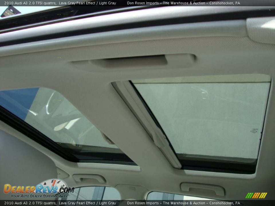 2010 Audi A3 2.0 TFSI quattro Lava Gray Pearl Effect / Light Gray Photo #27