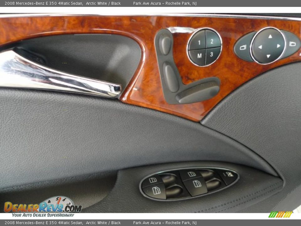 2008 Mercedes-Benz E 350 4Matic Sedan Arctic White / Black Photo #27