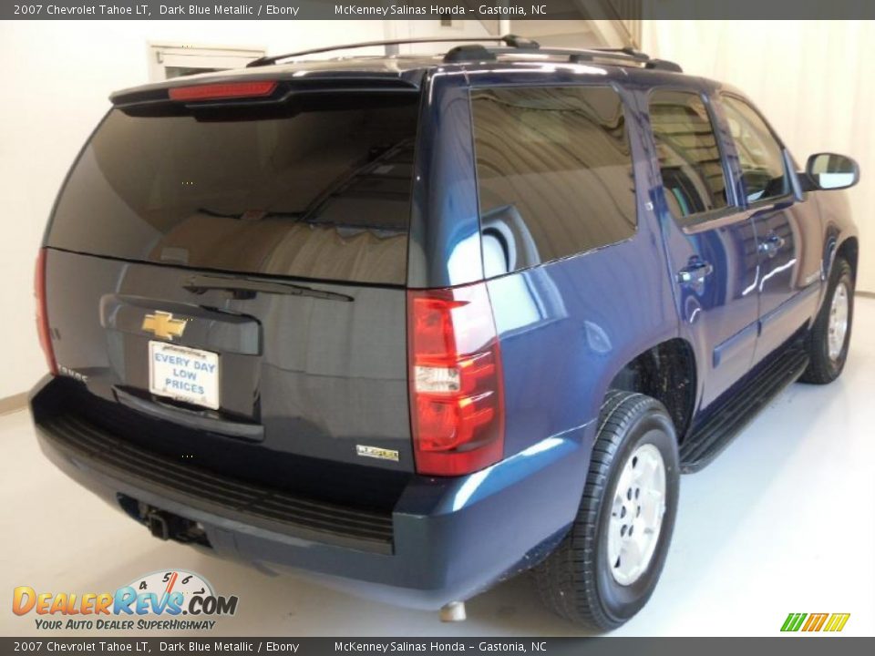 2007 Chevrolet Tahoe LT Dark Blue Metallic / Ebony Photo #4