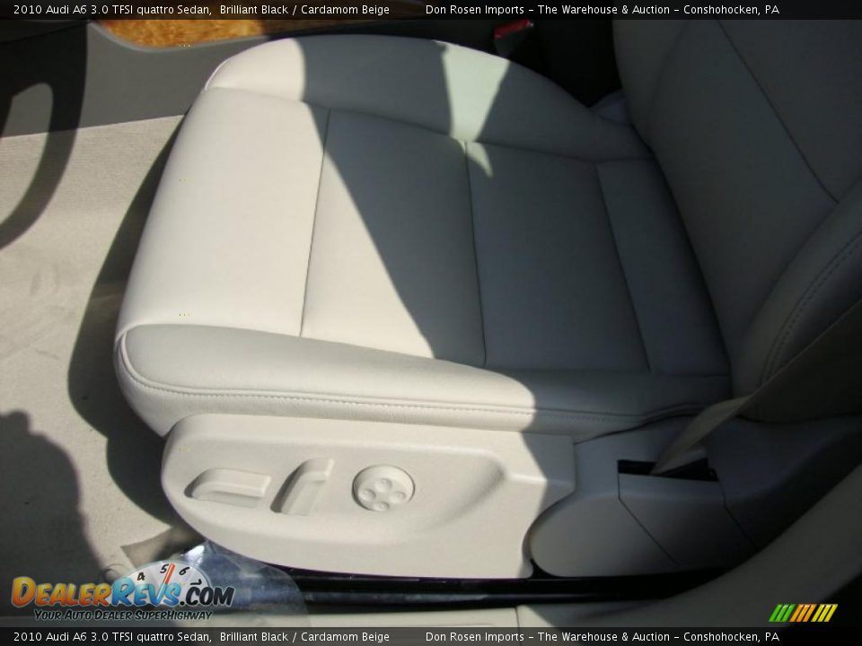 2010 Audi A6 3.0 TFSI quattro Sedan Brilliant Black / Cardamom Beige Photo #15