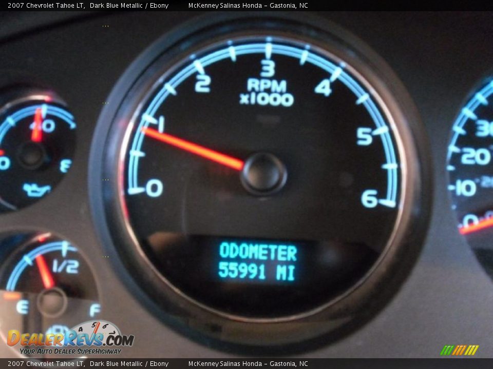 2007 Chevrolet Tahoe LT Dark Blue Metallic / Ebony Photo #15