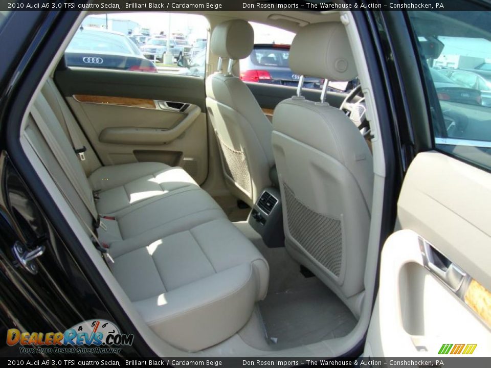 2010 Audi A6 3.0 TFSI quattro Sedan Brilliant Black / Cardamom Beige Photo #20