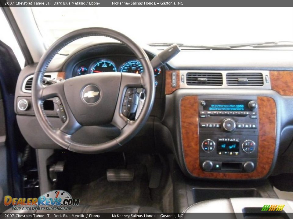 2007 Chevrolet Tahoe LT Dark Blue Metallic / Ebony Photo #17