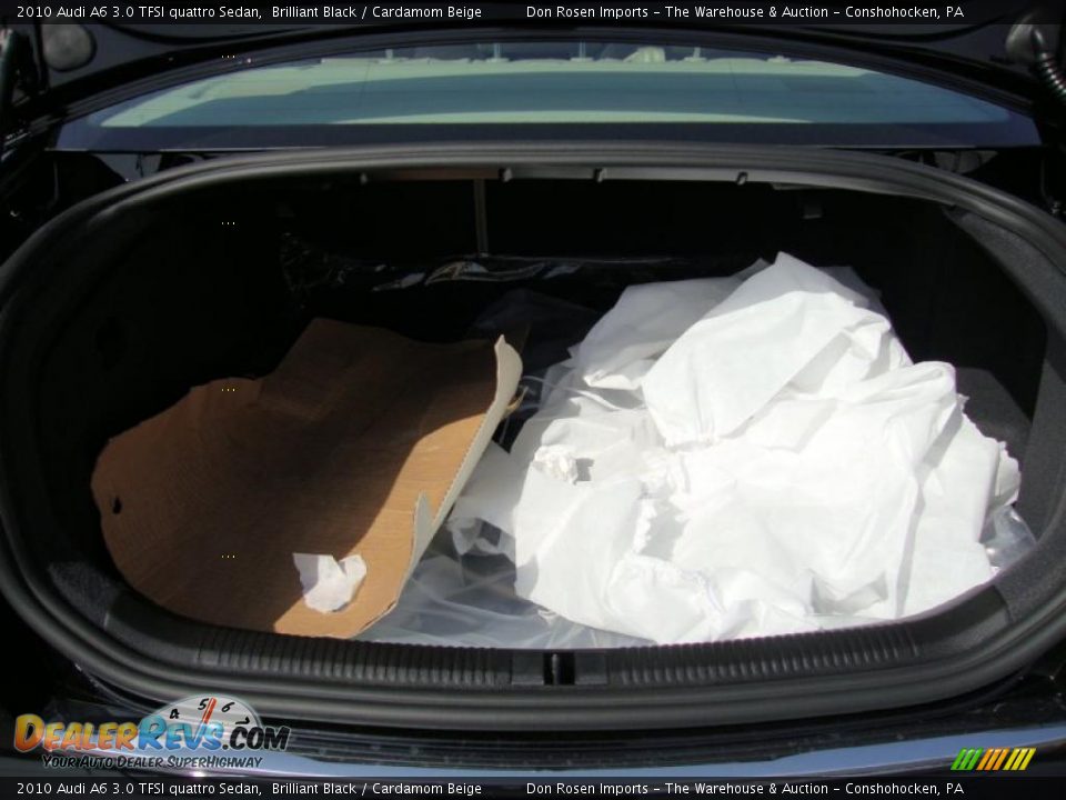 2010 Audi A6 3.0 TFSI quattro Sedan Brilliant Black / Cardamom Beige Photo #23