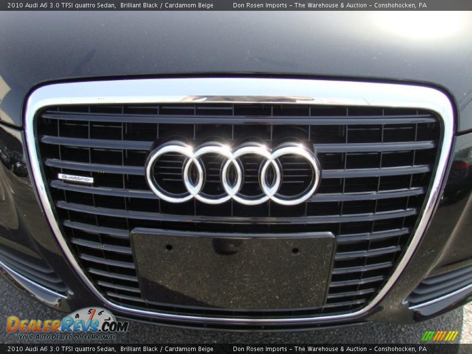 2010 Audi A6 3.0 TFSI quattro Sedan Brilliant Black / Cardamom Beige Photo #27