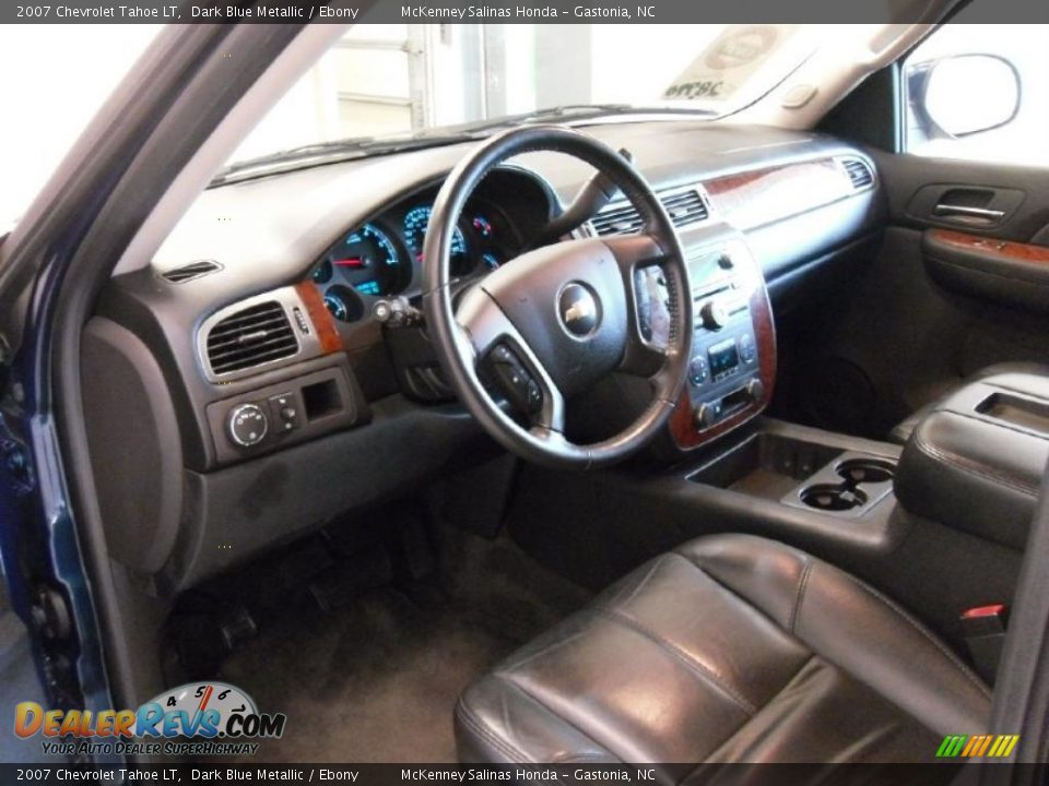 2007 Chevrolet Tahoe LT Dark Blue Metallic / Ebony Photo #29