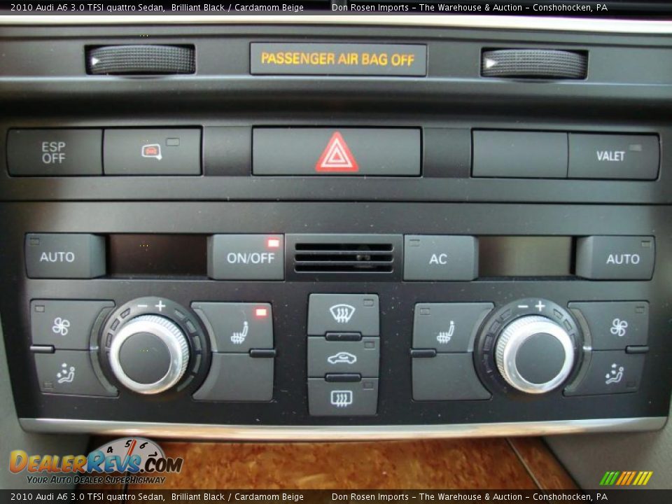 2010 Audi A6 3.0 TFSI quattro Sedan Brilliant Black / Cardamom Beige Photo #36