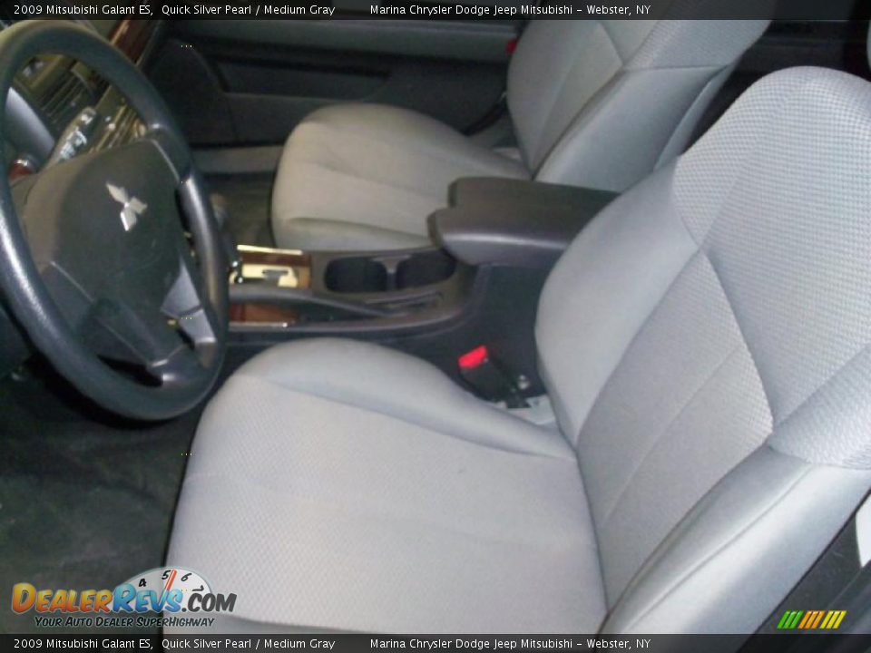 2009 Mitsubishi Galant ES Quick Silver Pearl / Medium Gray Photo #2