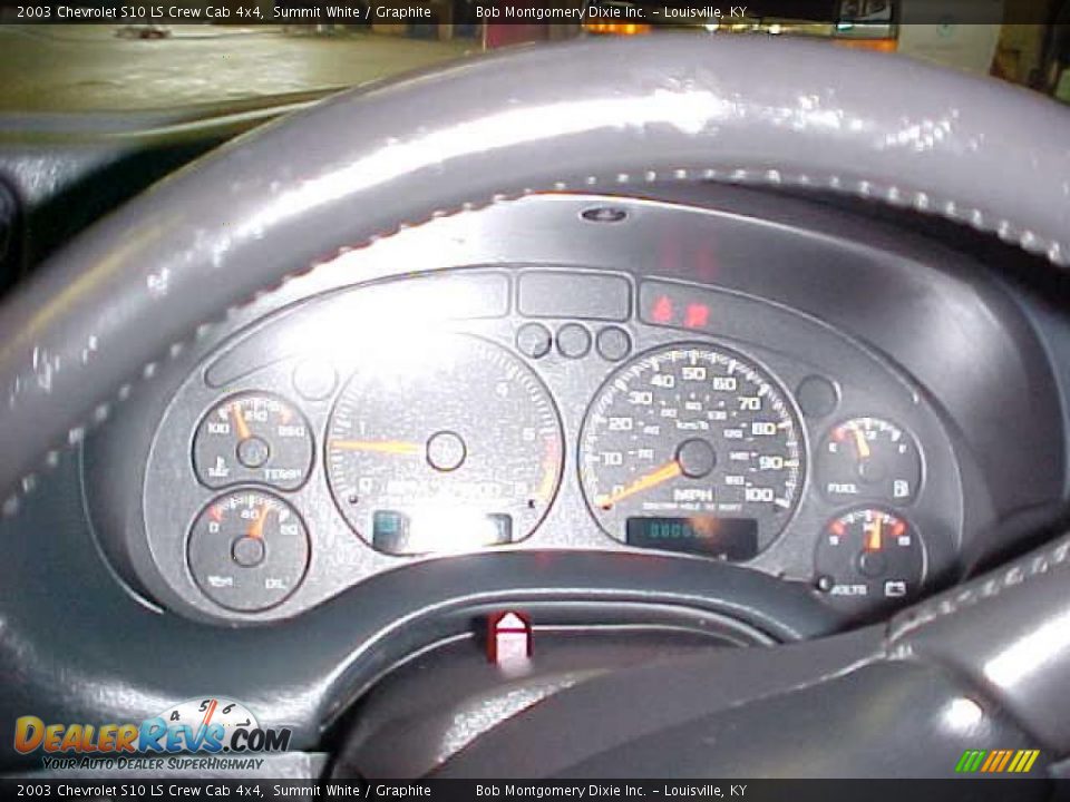 2003 Chevrolet S10 LS Crew Cab 4x4 Summit White / Graphite Photo #22