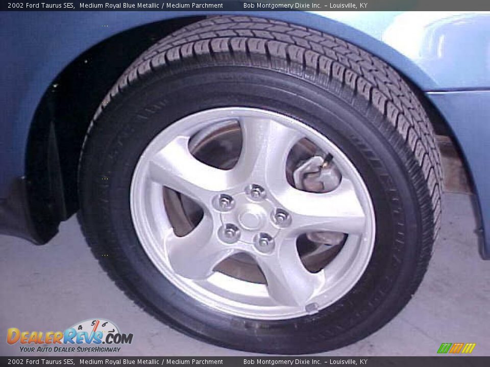 2002 Ford Taurus SES Medium Royal Blue Metallic / Medium Parchment Photo #4