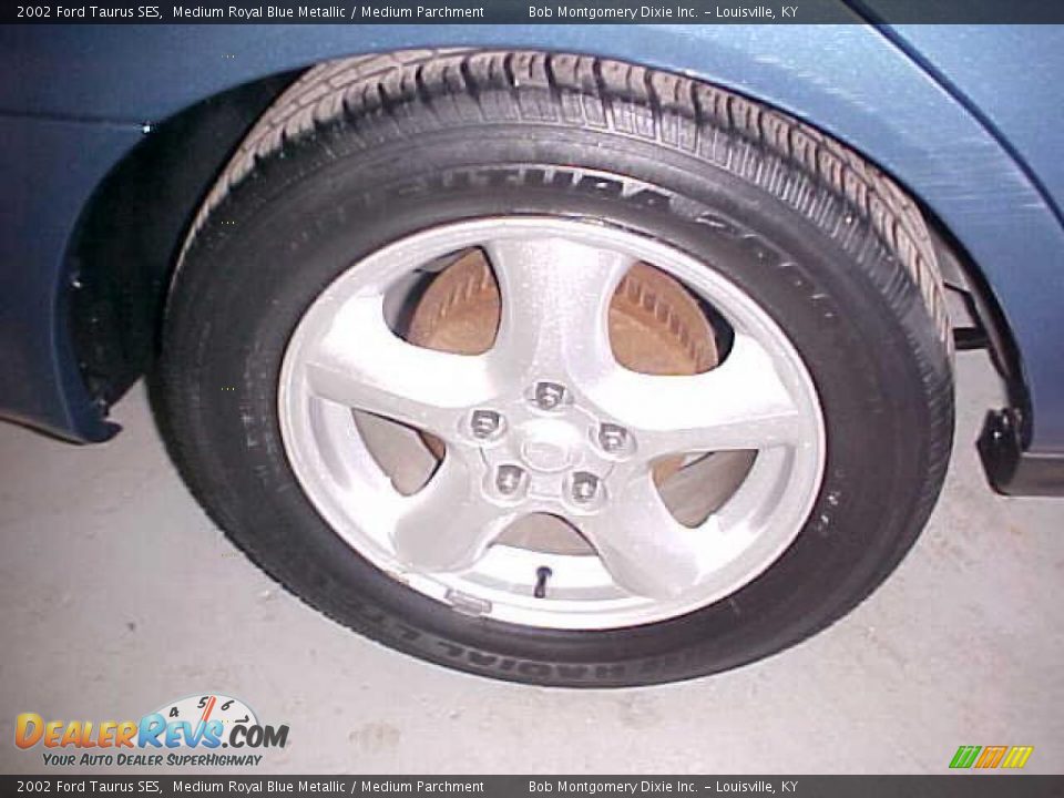 2002 Ford Taurus SES Medium Royal Blue Metallic / Medium Parchment Photo #9