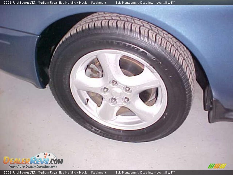 2002 Ford Taurus SES Medium Royal Blue Metallic / Medium Parchment Photo #13