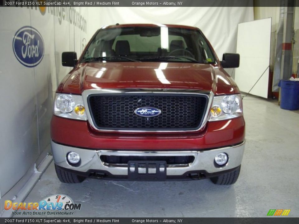 2007 Ford F150 XLT SuperCab 4x4 Bright Red / Medium Flint Photo #3