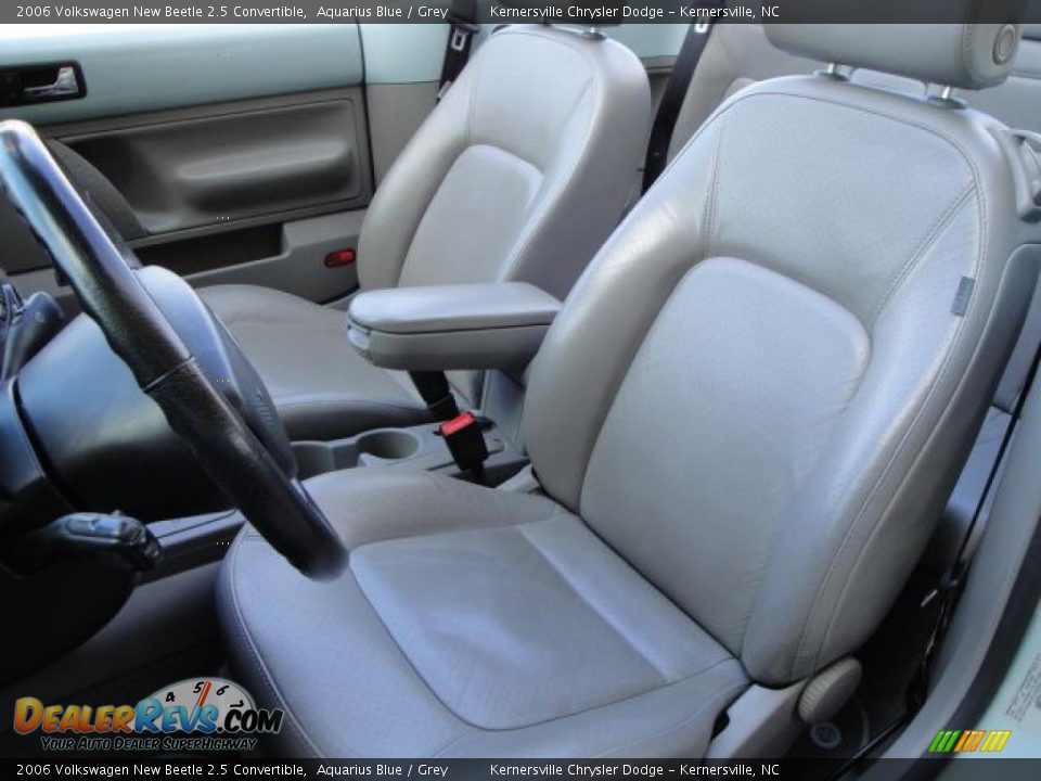 2006 Volkswagen New Beetle 2.5 Convertible Aquarius Blue / Grey Photo #9