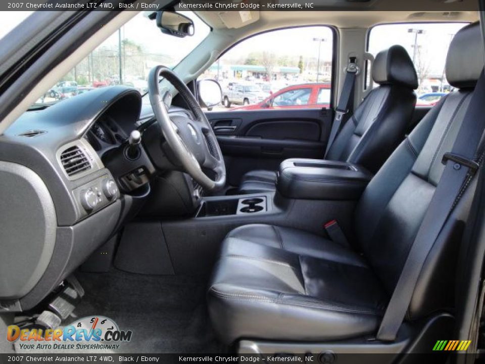 2007 Chevrolet Avalanche LTZ 4WD Black / Ebony Photo #13