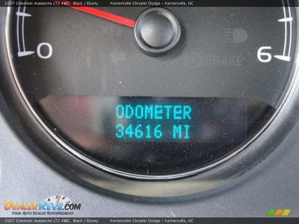 2007 Chevrolet Avalanche LTZ 4WD Black / Ebony Photo #20