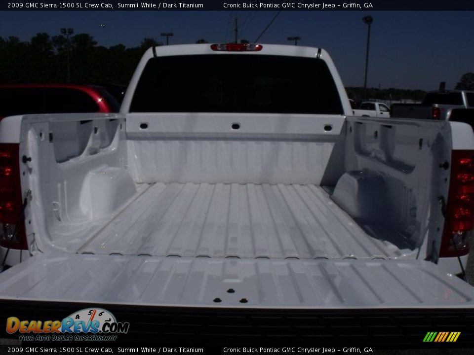 2009 GMC Sierra 1500 SL Crew Cab Summit White / Dark Titanium Photo #13