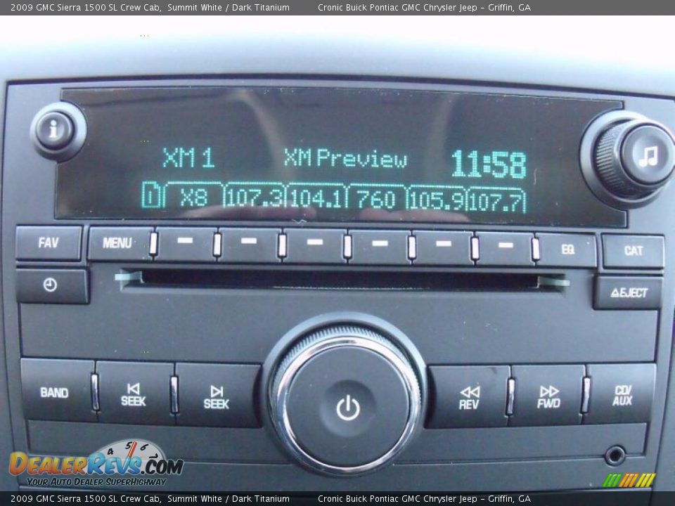2009 GMC Sierra 1500 SL Crew Cab Summit White / Dark Titanium Photo #19