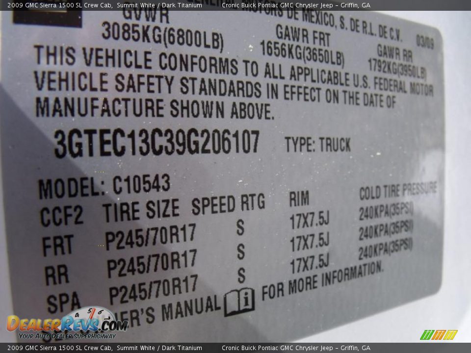 2009 GMC Sierra 1500 SL Crew Cab Summit White / Dark Titanium Photo #21